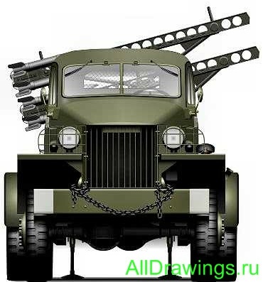 Studebaker US6x6 U-3 M-8-48 чертежи (рисунки) грузовика